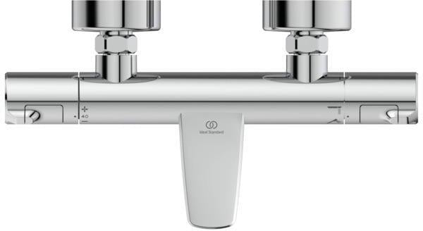 Ideal Standard Badethermostat AP Ceratherm T50, Ausladung 161 mm, Chrom – mit Verbrühschutz