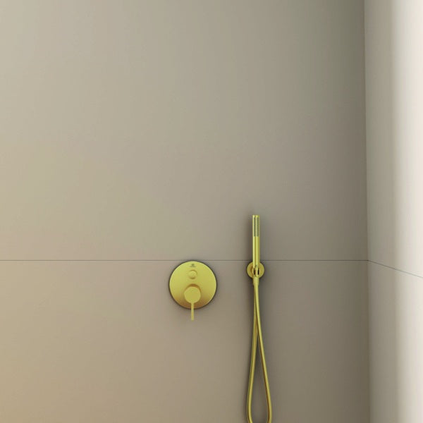 IDEAL STANDARD Idealrain Atelier Wandhalter für Handbrause & Brauseschlauch G1/2 Brushed Gold