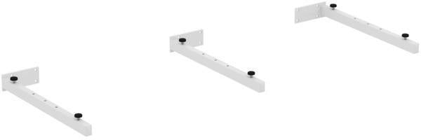 Ideal Standard Conca Konsolenträger 2 Stück 120x450x60 mm – Stabile Metall-Befestigung für Waschtische