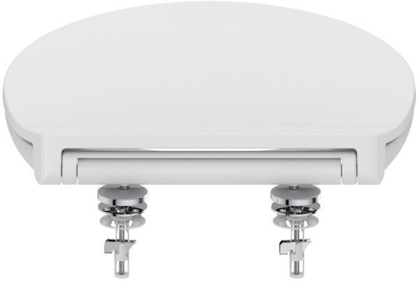 Ideal Standard WC-Sitz Tirso Sandwich Softclose Weiß, abnehmbar, Montage von oben
