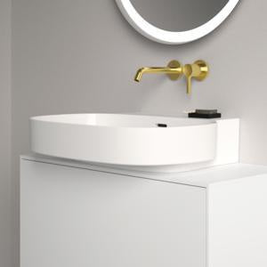 Ideal Standard Waschtisch Linda-X 600x500x135mm Weiß ohne Hahnloch mit Überlauf