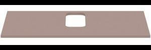 Ideal Standard i.life B Waschtischplatte 1002x507x18 mm Weiß Matt – mittiger Ausschnitt