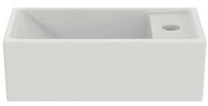 Ideal Standard i.life S Handwaschbecken 370x210x120mm Weiß, 1 Hahnloch rechts, ohne Überlauf