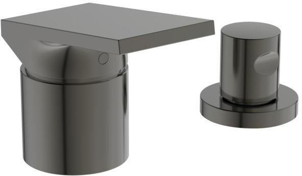 Ideal Standard 3-Loch-Badearmatur Extra mit Handbrause, ohne Wanneneinlauf, Chrom