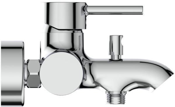 IDEAL STANDARD Ceraline Badearmatur Aufputz Chrom mit Umstelleinheit und Wassersparposition