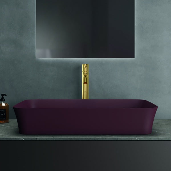IDEAL STANDARD Ipalyss Schale 650x400x120 mm Seidenweiß – Aufsatzwaschtisch ohne Hahnloch & Überlauf