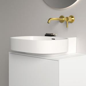 Ideal Standard Linda-X Aufsatzwaschtisch 500x480mm Weiß ohne Hahnloch mit Überlauf