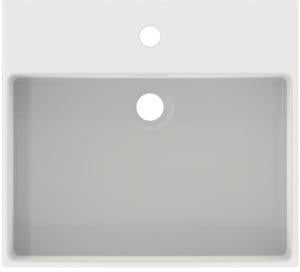 Ideal Standard Extra Aufsatzwaschtisch 500x450mm Weiß mit Überlauf und 1 Hahnloch
