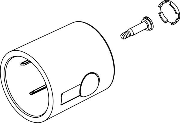 Ideal Standard CERATHERM 60 Volumen-Umschaltung Griff, Chrom – Ersatzteil A861007AA