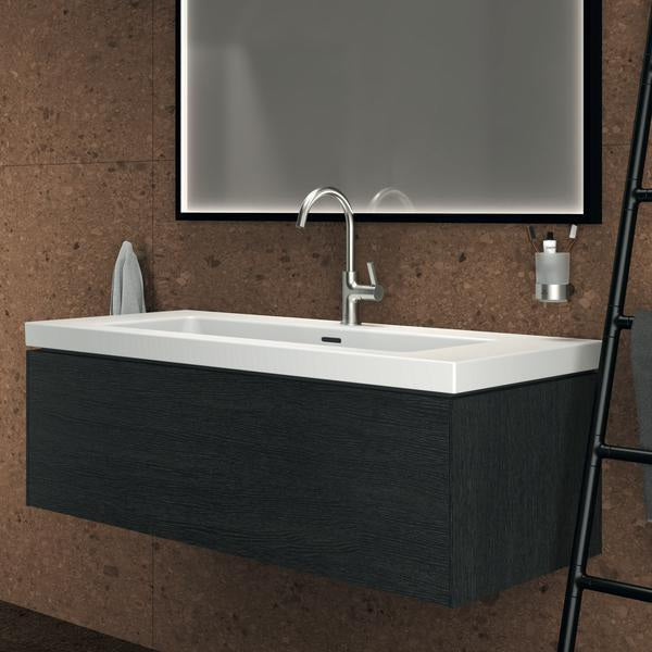 IDEAL STANDARD Joy Waschtischarmatur – Einhandhebelmischer mit Ablaufgarnitur, Brushed Gold, 169 mm Ausladung