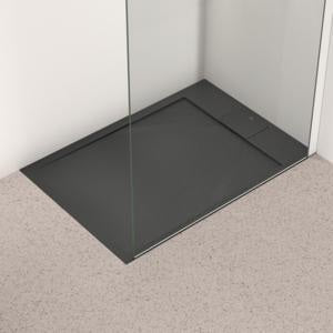 Ideal Standard Ultra Flat S i.life Rechteck-Brausewanne 1000x700x30 mm Carraraweiß Mineralguss