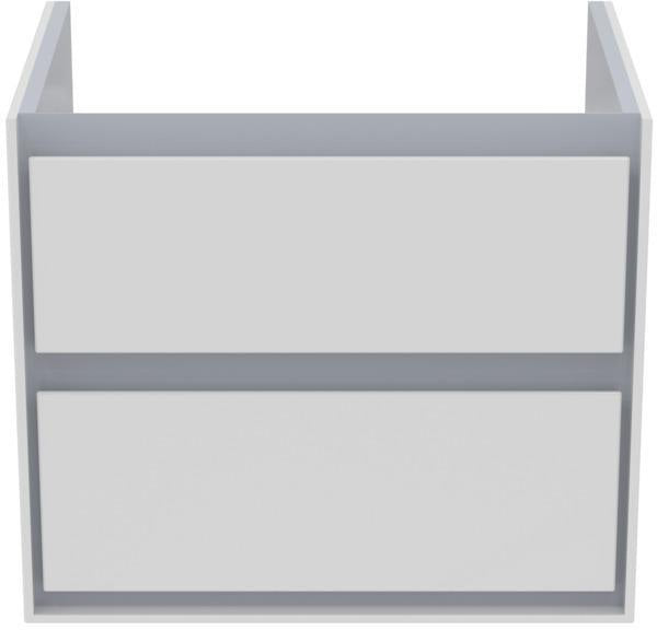 IDEAL STANDARD Connect Air Waschtischunterschrank 600 mm, 2 Auszüge, Weiß Glanz/Matt