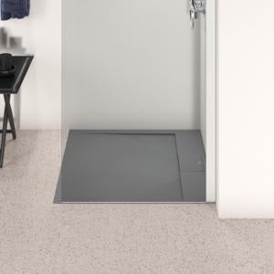 Ideal Standard Ultra Flat S i.life Quadrat-Brausewanne 700x700x30 mm Carraraweiß – Mineralguss mit Rutschhemmung