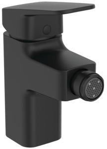 Ideal Standard Ceraplan Bidetarmatur Silk Black 94 mm mit Ablaufgarnitur