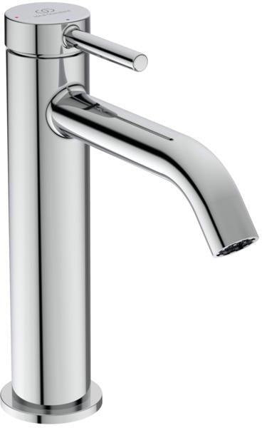 IDEAL STANDARD Ceraline Nuovo Waschtischarmatur 135 mm mit Push-Open Ventil Chrom