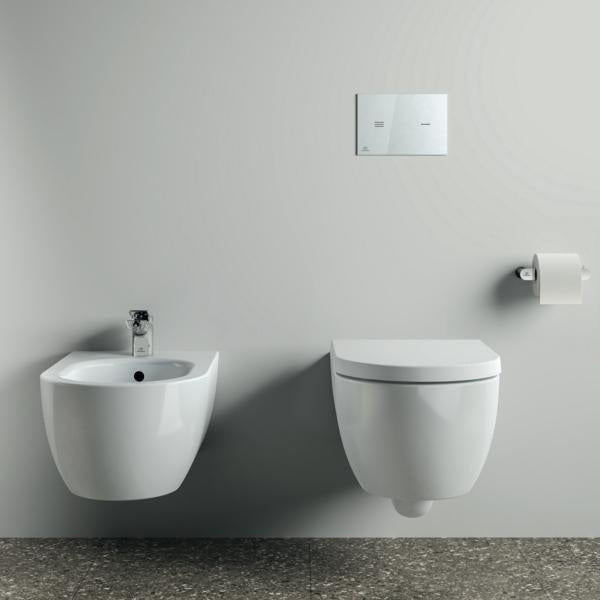 Ideal Standard Papierrollenhalter Conca, rund, Brushed Gold, Messing, verdeckte Befestigung
