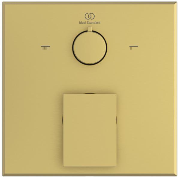 Ideal Standard Extra Badearmatur Unterputz Brushed Gold – Fertigmontageset