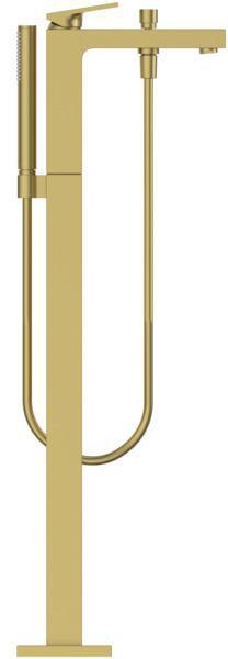 Ideal Standard Extra Freistehende Wannenarmatur mit Stick-Handbrause, 189 mm Ausladung, Chrom