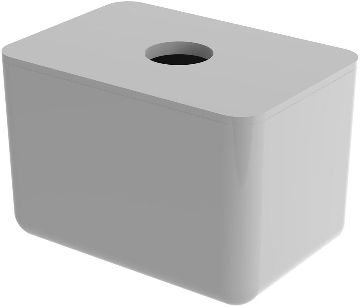 IDEAL STANDARD Aufbewahrungsbox Connect Space, mit Deckel, 112x78x75 mm, hellgrau