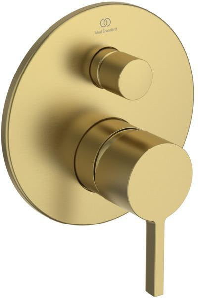IDEAL STANDARD Joy Badearmatur Unterputz Bausatz 2 Brushed Gold DIN EN 1717