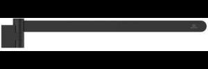 IDEAL STANDARD Handtuchstange Conca 447 mm Silk Black – Schwenkbar, Messing, Wandmontage