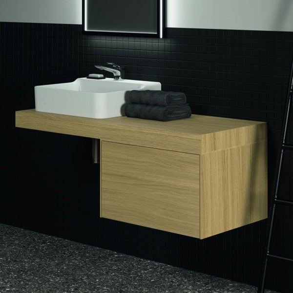 Ideal Standard Conca WT-Unterschrank 600 mm Eiche geflammt, 1 Auszug mit Push-Open