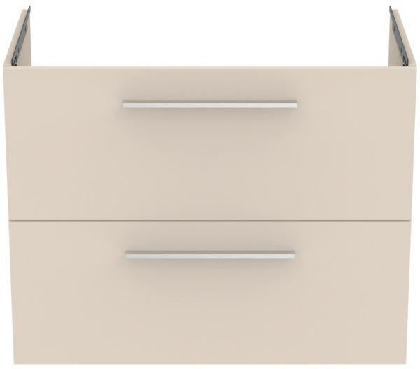 IDEAL STANDARD i.life A Waschtischunterschrank 800 mm mit 2 Auszügen, Sandbeige Matt