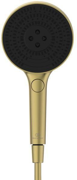Ideal Standard Duschsystem Ceratherm T125+ mit Brausethermostat Brushed Gold
