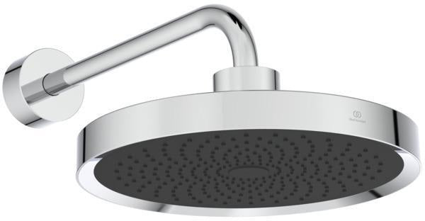 IDEAL STANDARD Idealrain Solos Regenbrause mit Licht, Wandmontage, Chrom, 412 mm