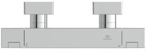 Ideal Standard Brausethermostat Ceratherm C100 Square Chrom – Wandmontage, verchromt, mit Wassersparposition