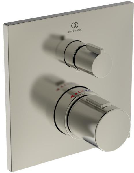 Ideal Standard Ceratherm C100 Einzelthermostat Unterputz Rosette 163x163mm Brushed Gold