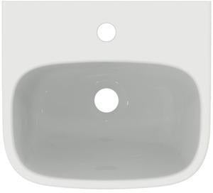 Ideal Standard i.life A Handwaschbecken 400x360x150mm Weiß mit 1 Hahnloch und Überlauf