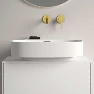 Ideal Standard Linda-X Aufsatzwaschtisch 500x480mm Weiß ohne Hahnloch mit Überlauf