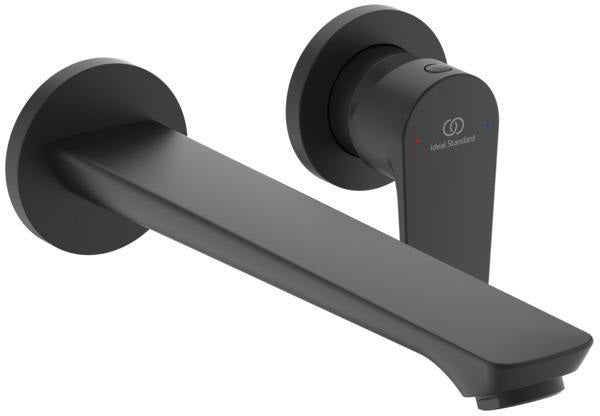 Ideal Standard Cerafine O Wand-Waschtischarmatur 224 mm Silk Black – Einhandhebelmischer