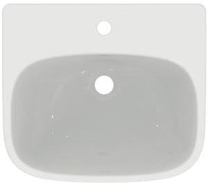 Ideal Standard i.life A Halbeinbauwaschtisch 500x440mm Weiß, 1 Hahnloch, mit Überlauf