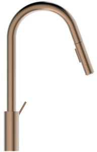 IDEAL STANDARD Gusto Küchenarmatur 241 mm Auslauf mit 2-Funktionsbrause Sunset Rose