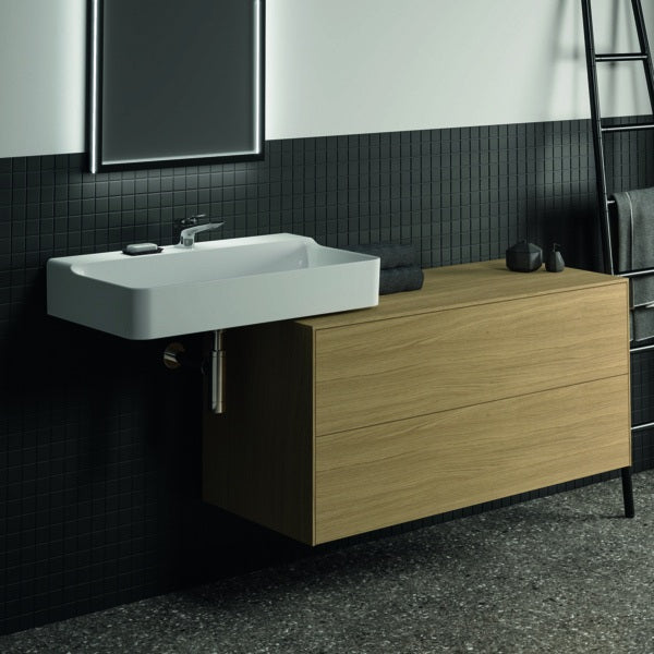 Ideal Standard WT-Unterschrank Conca 1202 mm, 2 Auszüge, Push-Open, Softclose, Weiß Matt