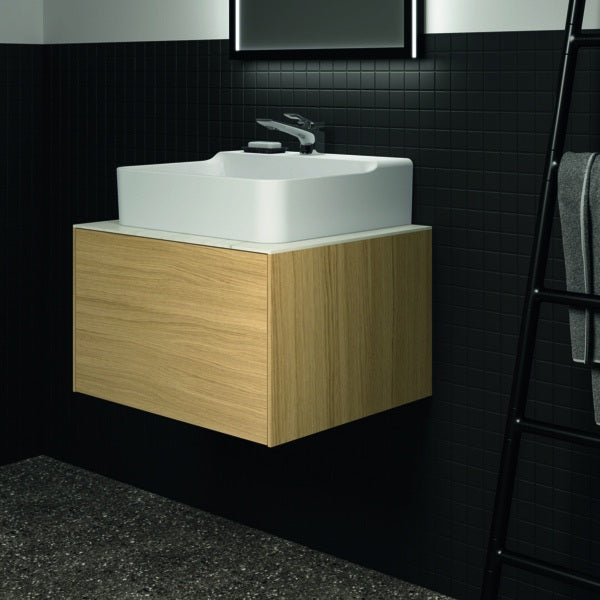 Ideal Standard Conca WT-Unterschrank 600 mm Eiche geflammt, 1 Auszug mit Push-Open