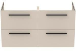 Ideal Standard i.life B Waschtischunterschrank 1200 mm, 4 Auszüge, Weiß matt, wandhängend