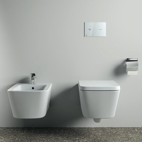 Ideal Standard Bidetarmatur Conca 133 mm mit Ablaufgarnitur Brushed Gold