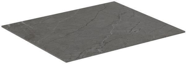 Ideal Standard Conca Waschtischplatte aus Keramik 602x505x6 mm in Marmor Calacatta