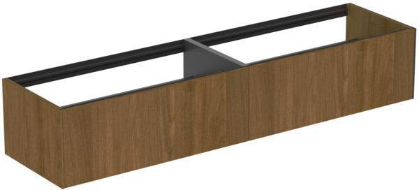 Ideal Standard Conca WT-Unterschrank 1985 mm, 2 Auszüge, Eiche geflammt, wandhängend