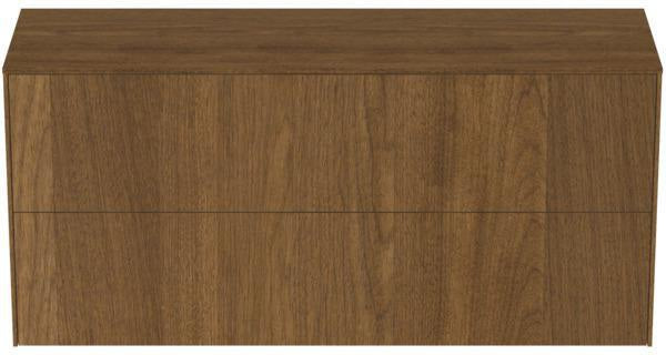 Ideal Standard WT-Unterschrank Conca, 2 Auszüge, ohne Ausschnitt, 1202x373x550 mm, Weiß