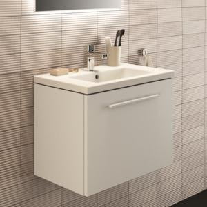 Ideal Standard i.life S Möbelwaschtisch 610 mm, 1 Hahnloch, mit Überlauf, Weiß