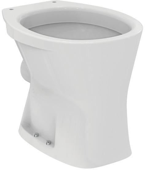 Ideal Standard Eurovit Standflachspül-WC 360x465x395mm Weiß, Abgang waagerecht