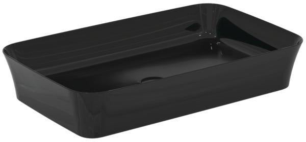 IDEAL STANDARD Ipalyss Schale 650x400x120 mm Seidenweiß – Aufsatzwaschtisch ohne Hahnloch & Überlauf
