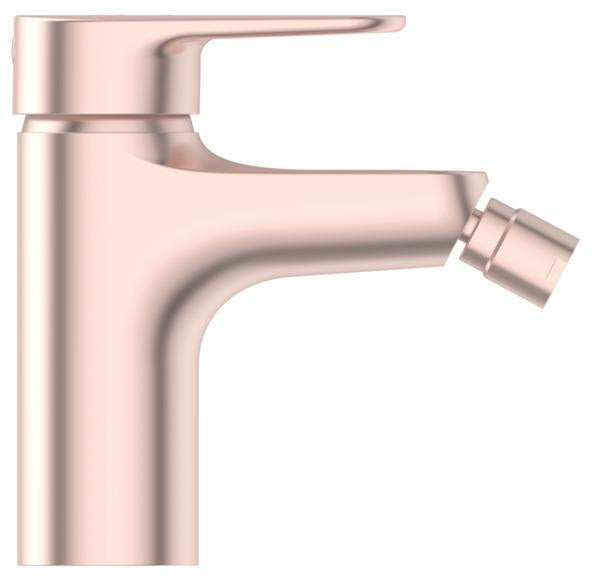 Ideal Standard Alu+ Bidetarmatur 115 mm Ausladung mit Ablaufgarnitur und BlueStart