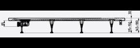 Ideal Standard Brausewannenfüße 6er Set – Stabiler Stand für Brausewannen