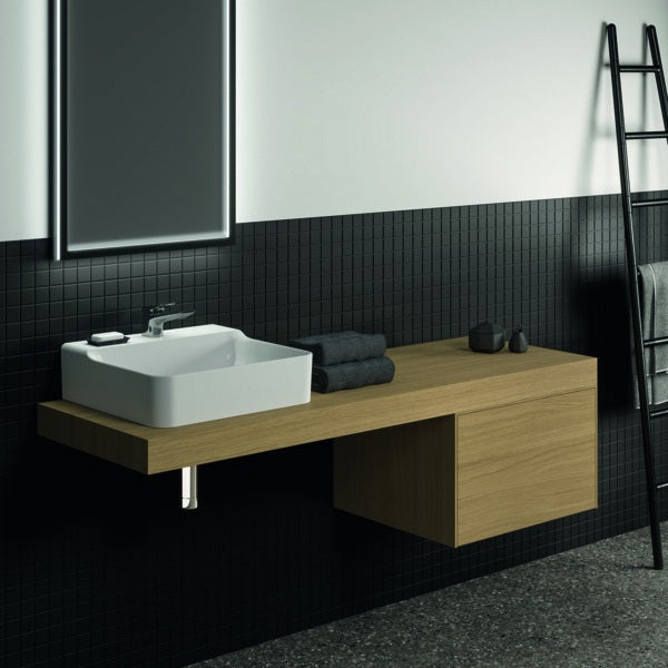 Ideal Standard Conca WT-Unterschrank 600 mm Eiche geflammt, 1 Auszug mit Push-Open
