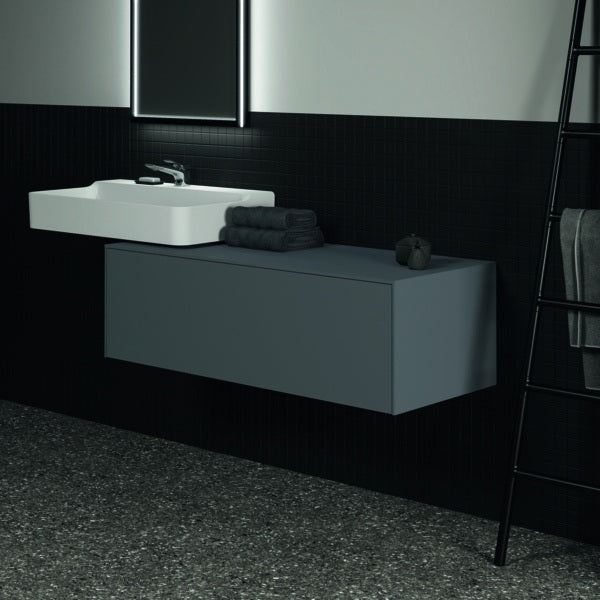 Ideal Standard Conca Waschtischunterschrank 1202 mm, 1 Auszug, Weiß, Push-Open & Softclose
